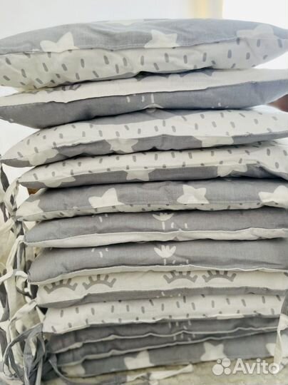 Бортики на круглую кроватку