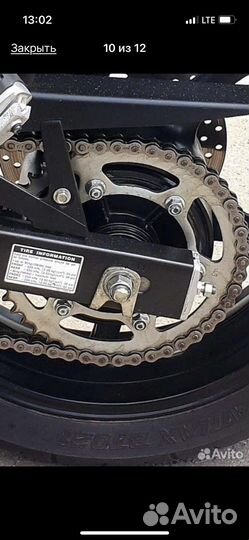 Мотоцикл Yamaha в идеальном состоянии