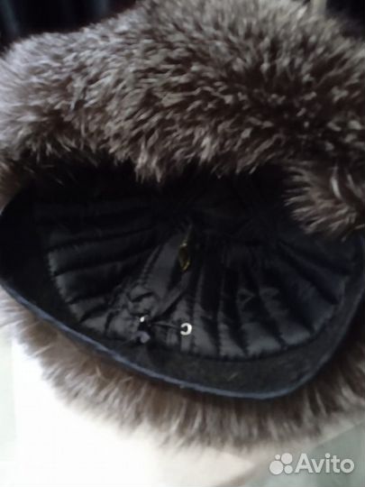 Шапка меховая из чернобурки