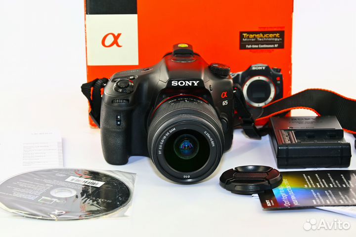 Sony Alpha A65 24.3MP цифрозеркалка Kit DT SAM II