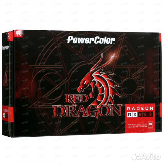 Видеокарта PowerColor AMD Radeon RX 580 Red Dragon