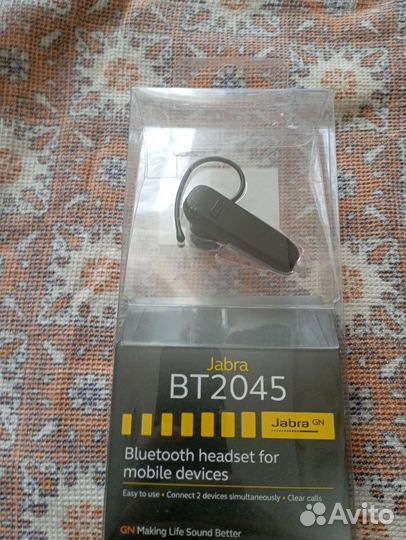 Bluetooth гарнитура jabra BT2045