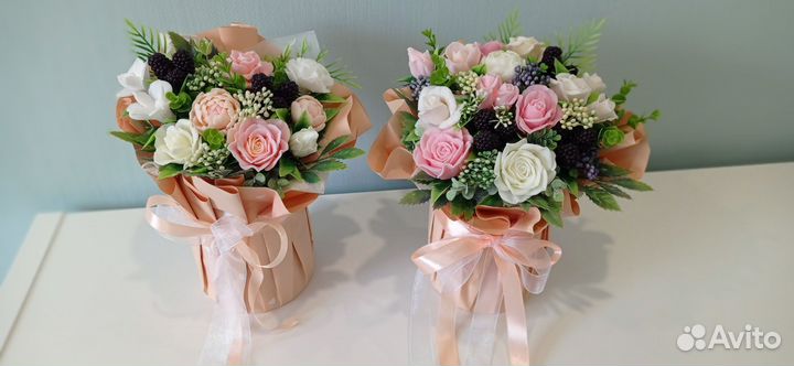 Букет из мыла