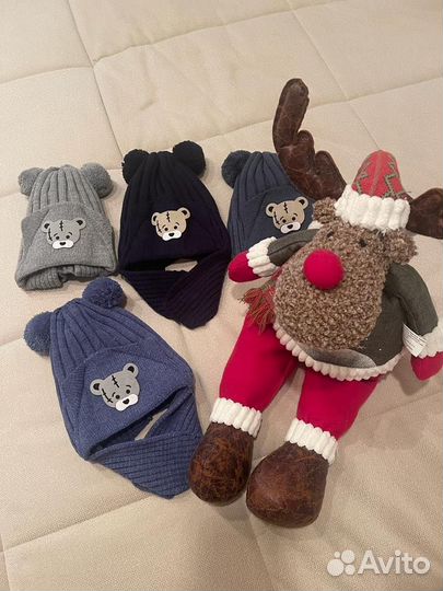 Зимние шапочки детские