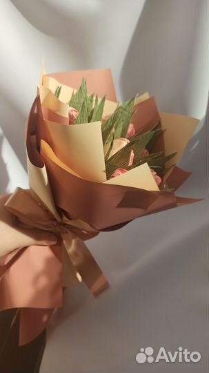 Сладкий букет из конфет