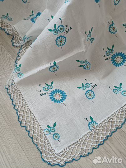 Скатерть льняная, салфетки