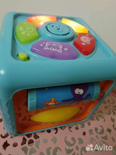 Детская развивающая игрушка музыкальный кубик (+со