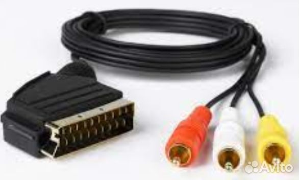 Кабель scart-3 RCA