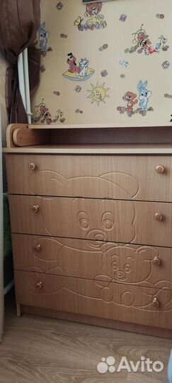 Детский комод с пеленальным столиком