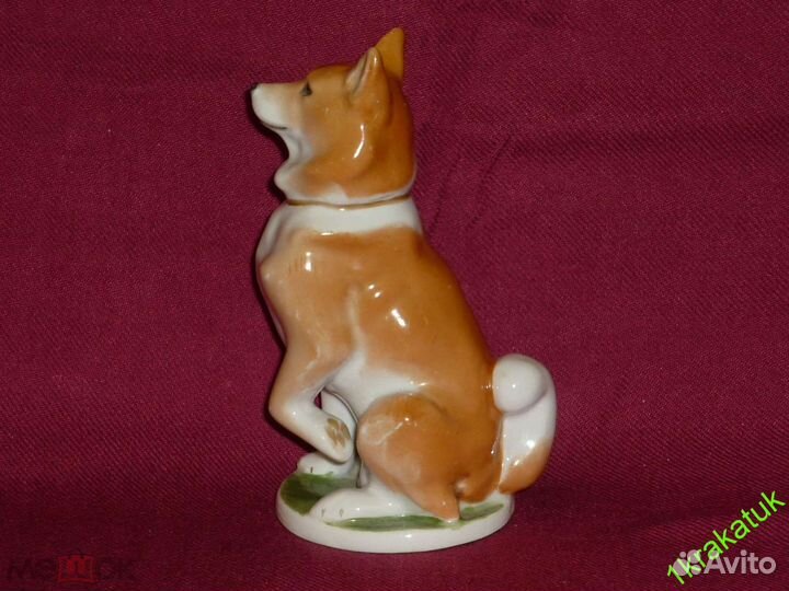 Лайка, собака. лфз. Синее малое клеймо