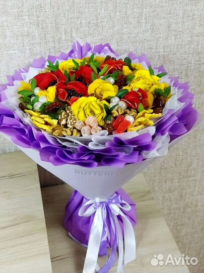 Съедобный букет сухофрукты