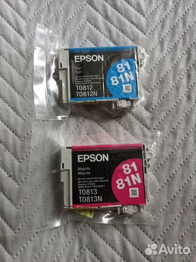 Картриджи для принтера Epson T0812, T0813 оригинал