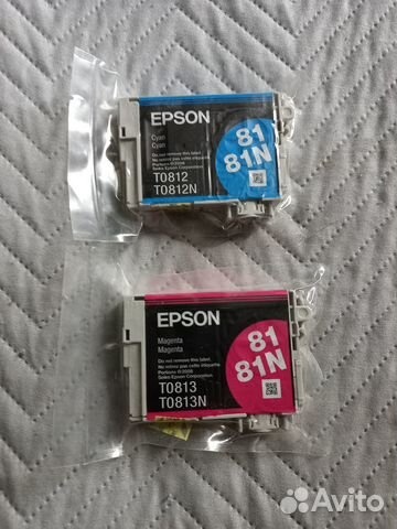 Картриджи для принтера Epson T0812, T0813 оригинал