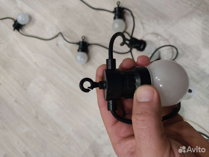 Гирлянда уличная и бегущие огни (сосульки)