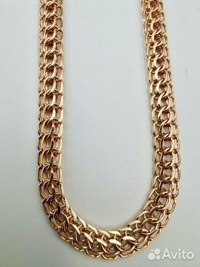 Цепь Золотая Мужская Италия 41,53гр 60см