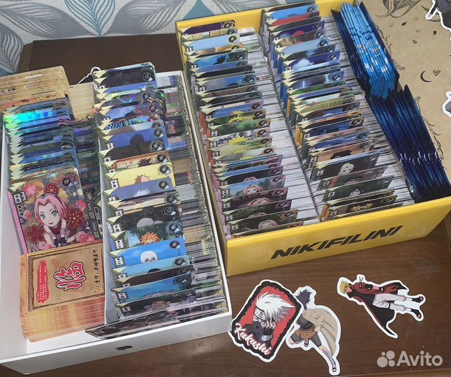 Карточки наруто