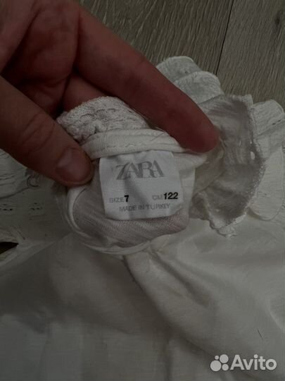 Блузка zara для девочки 7 лет