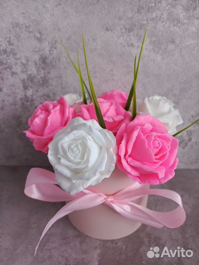 Букет из мыла ручной работы