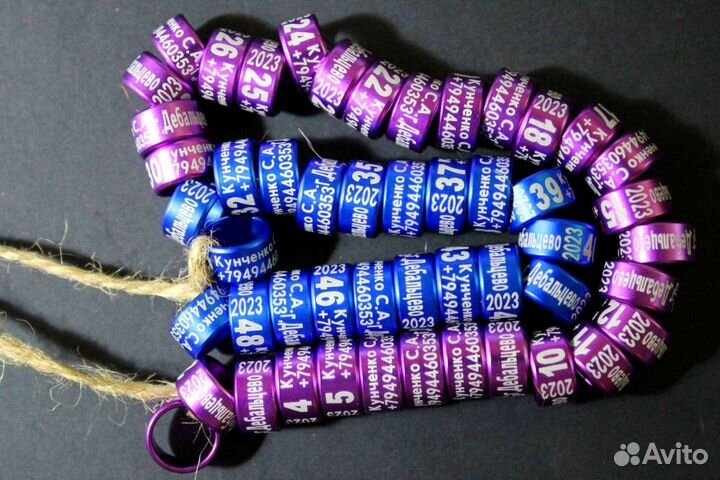 Кольца на лапку голубя