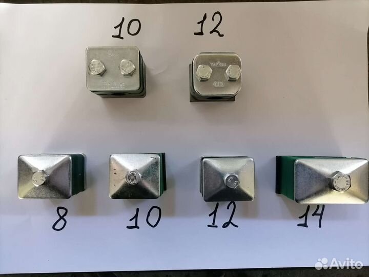 Колодки и зажимы для рвд и гидравлических трубок