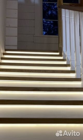 Подсветка лестницы с датчиками движения