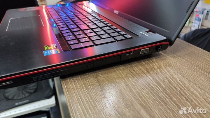 Игровой ноутбук MSI Core i7 + SSD + GTX 850 4gb