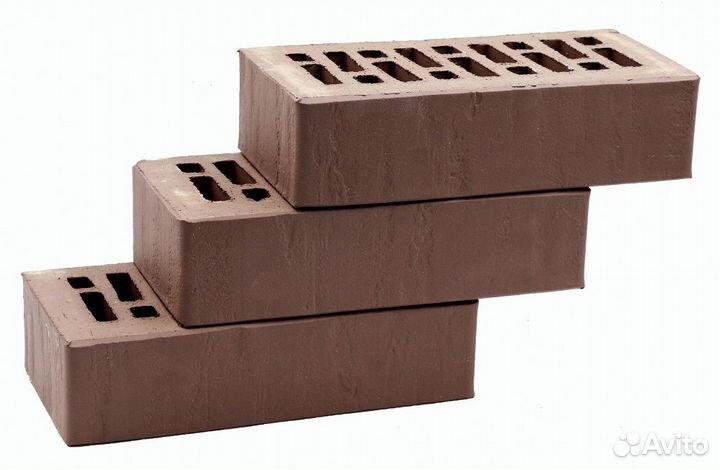 Лицевой кирпич коричневый