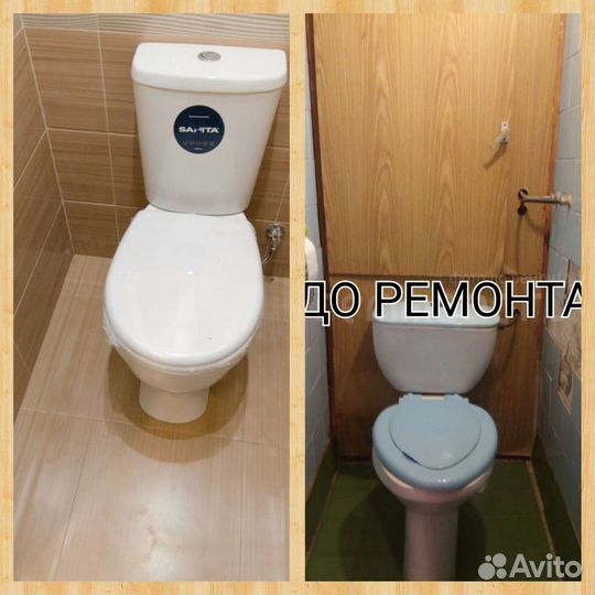 Ванны, санузлы. Плиточник. Укладка плитки