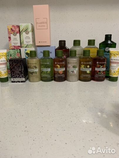 Шампунь, гель для душа, парфюм Ив Роше