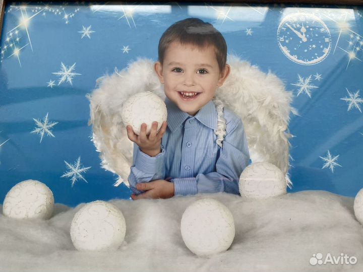 Рубашка классика, нежно-голубая, 98-52 размер