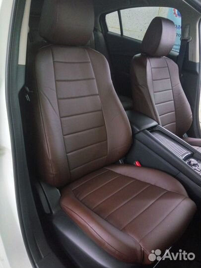 Чехлы Автопилот на Mazda 6 с 2014: цвет шоколад