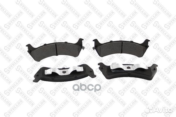 628 012B-SX колодки дисковые з. с антискрип. п