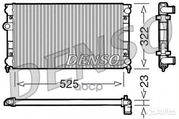 Радиатор VW golf III,vento 1.6-2.0L,1.9TDi МКПП