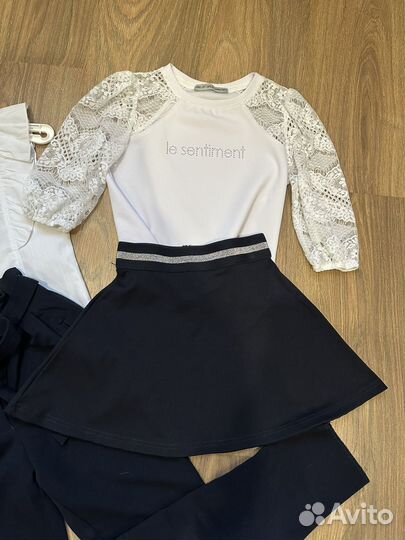 Школьная форма для девочки пакетом 122 128