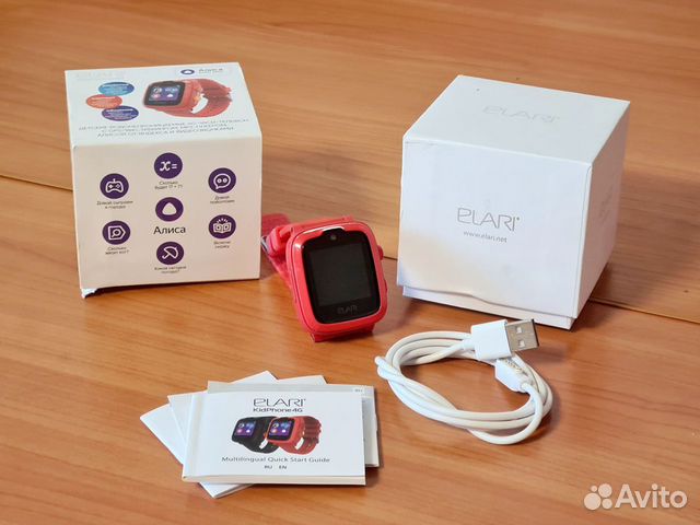 Детские смарт часы Elari KidPhone 4G с алисой, GPS