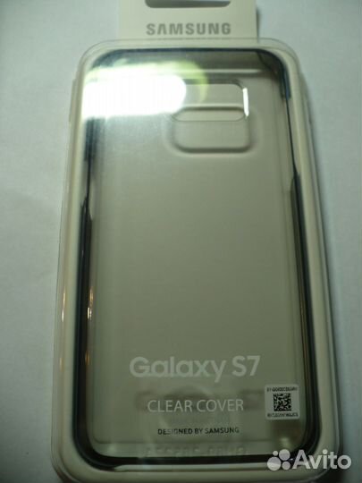 Чехол samsung Clear Cover, для samsung Galaxy S7