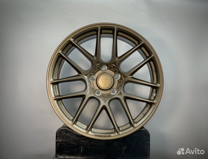 Диски R18 5x108 Matte Bronze
