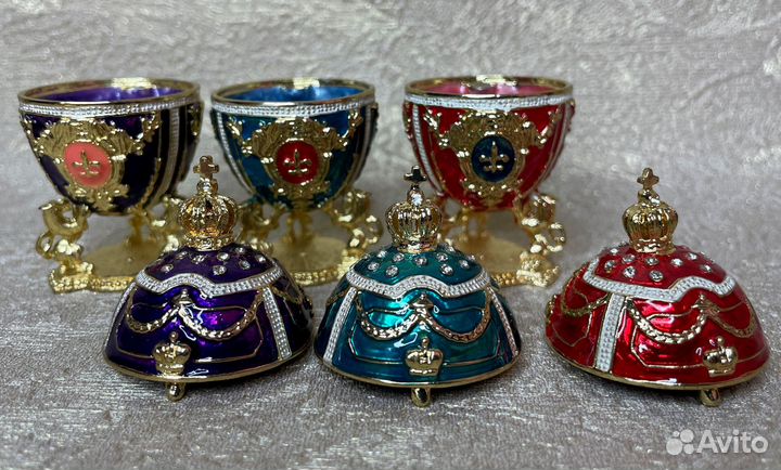 Яйцо Фаберже со львами (7 см)