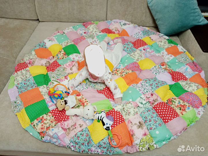 Одеяло коврик кокон для младенцев