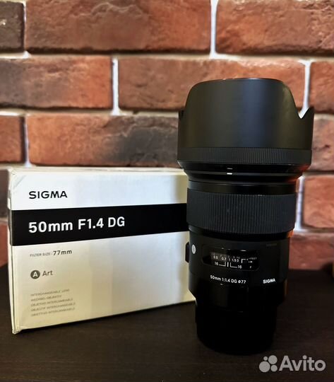 Объектив sigma 50 F/1.4 для sony