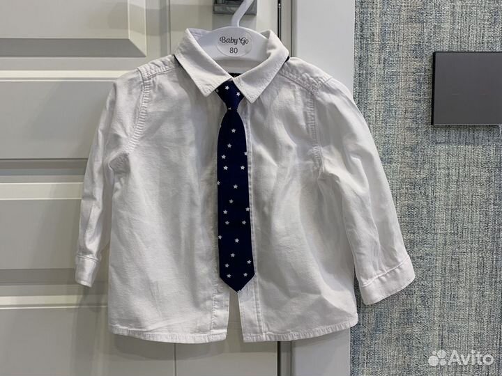 Рубашка белая на мальчика