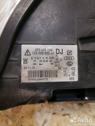 Фара ксенон правая Audi A6 C6 Rest