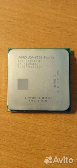 Процессор AMD A4-4000 FM2