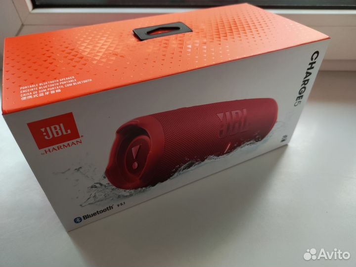 Колонка портативная JBL Charge 5, 40Вт