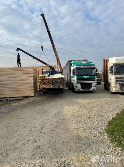 Брус обрезной строганый