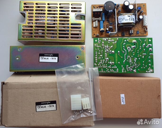 Блок питания DC-DC конвертер фильтр разъёмы Wago