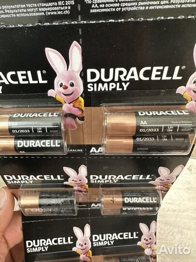 Батарейки duracell с гравировкой