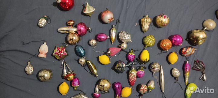 Елочные игрушки СССР одним лотом