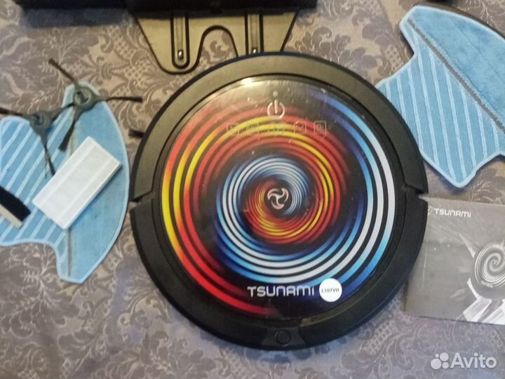 Вакуумный робот пылесос tsunami