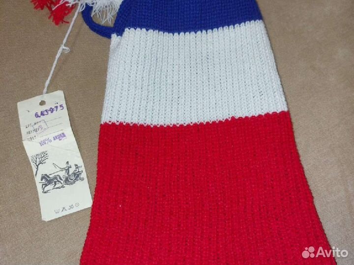 Шапка детская с этикеткой. Винтаж из 80х